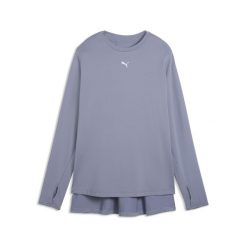 Damska koszulka oversize MODEST PUMA. Szare t-shirty damskie Puma, l, bez wzorów, sportowe, bez kołnierzyka. Za 199.00 zł.