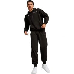 Spodnie męskie Puma Bmw Mms Ess Pants Fleece. Czarne buty sportowe męskie Puma, m, bez wzorów, z bawełny, na fitness i siłownię. Za 490.00 zł.