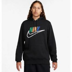 Bluza z Kapturem Club Futura Rozmiar XL Czarny - FZ0772-010. Brązowe bluzy męskie Nike, z polaru, bez zapięcia, na fitness i siłownię. W wyprzedaży za 230.60 zł.