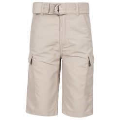 Trespass Craftly - Krótkie unisex z miękkiego kamienia. Brązowe szorty damskie Trespass, na lato, bez wzorów, z tkaniny. Za 269.99 zł.