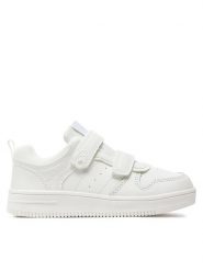 Leaf Sneakersy Almo LALMO101L Biały. Białe buty sportowe chłopięce Leaf, bez wzorów, ze skóry, bez zapięcia. Za 189.99 zł.