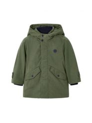 Mayoral Kurtka zimowa 4419 Khaki Regular Fit. Brązowe buty zimowe chłopięce Mayoral, bez wzorów, z syntetyku, bez zapięcia. Za 259.99 zł.