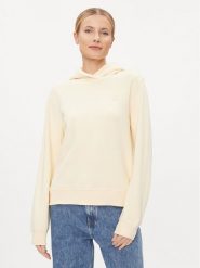 Calvin Klein Jeans Bluza Embro Badge J20J223227 Żółty Regular Fit. Żółte bluzy damskie Calvin Klein Jeans, xs, bez wzorów, z bawełny, bez kaptura. Za 299.99 zł.