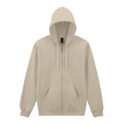 Męska Bluza Z Kapturem Softstyle Midweight Full Zip. Zielone bluzy męskie Gildan, m, bez wzorów, z kapturem. Za 185.99 zł.
