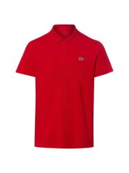 Lacoste koszulka polo Mężczyźni czerwony, 3. Czerwone koszulki polo męskie Lacoste, l, bez wzorów, z bawełny, bez kołnierzyka, bez ramiączek. Za 449.95 zł.