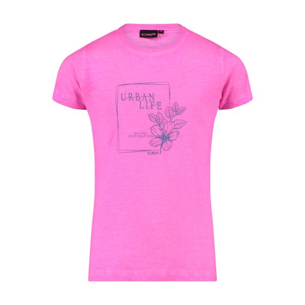 T-shirt dziewczęcy z jerseyu CMP. Białe t-shirty i topy dla dziewczynek CMP, bez wzorów, z bawełny, bez ramiączek. Za 124.50 zł.