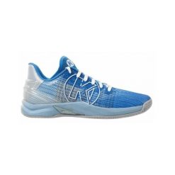Buty do piłki ręcznej Kempa Attack One 2.0. Niebieskie obuwie sportowe damskie Kempa, bez wzorów, do piłki ręcznej. W wyprzedaży za 342.90 zł.