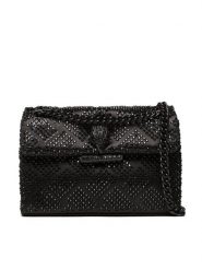 Kurt Geiger Torebka Fabric Mini Kensington 9546600609 Czarny. Czarne torebki do ręki damskie Kurt Geiger, bez wzorów, z materiału, wizytowe, bez dodatków. Za 659.99 zł.