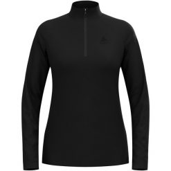 Bluza techniczna damska ODLO Essential Light Mid Layer 1/2 zip. Fioletowe bluzy damskie Odlo, bez wzorów, bez kaptura. Za 349.99 zł.