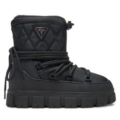 Śniegowce Guess. Czarne śniegowce i trapery damskie Guess. Za 629.99 zł.