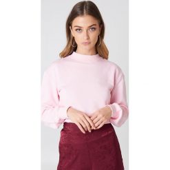 NA-KD Basic Bluza basic - Pink. Różowe bluzy damskie NA-KD Basic, prążkowane. Za 100.95 zł.