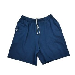 Second life - Męskie granatowe szorty - Stan dobry. Niebieskie krótkie spodenki sportowe męskie RUSSEL ATHLETIC, l, bez wzorów, na fitness i siłownię. Za 80.90 zł.