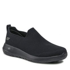 Półbuty Skechers. Czarne półbuty na co dzień męskie Skechers, bez zapięcia. Za 239.99 zł.