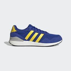Buty Run 60s 4.0. Niebieskie obuwie sportowe damskie Adidas, bez wzorów, na fitness i siłownię. W wyprzedaży za 224.80 zł.