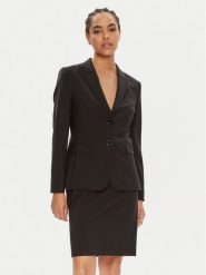 Boss Marynarka Juleah 50490035 Czarny Regular Fit. Czarne żakiety damskie Boss, bez wzorów, z wełny. Za 1,169.00 zł.