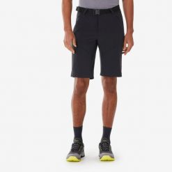 Spodenki turystyczne męskie Quechua MH500. Krótkie spodenki sportowe męskie QUECHUA, l, bez wzorów, z elastanu, trekkingowe. Za 99.99 zł.