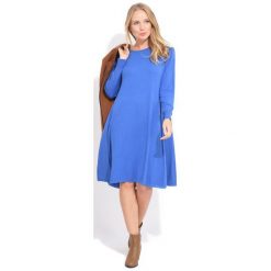 Fille Du Couturier Sukienka Damska Suzie 42 Niebieski. Niebieskie sukienki damskie Fille Du Couturier, bez wzorów, eleganckie, bez kołnierzyka, bez ramiączek. W wyprzedaży za 251.00 zł.