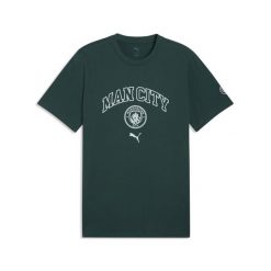 Męska koszulka Manchester City ftblCulture PUMA. Niebieskie koszulki sportowe męskie Puma, m, bez wzorów, bez kołnierzyka, bez ramiączek, do biegania. Za 129.00 zł.