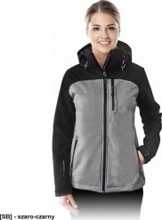 Leber&Hollman LH-LADYFUN - Damska kurtka ochronna z materiału SOFTSHELL L. Brązowe kurtki damskie Leber&Hollman, l, bez wzorów, z softshellu, bez kaptura. Za 203.39 zł.