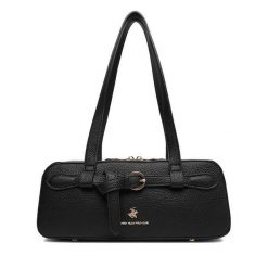 Torebka Beverly Hills Polo Club. Czarne torebki do ręki damskie Beverly Hills Polo Club, bez wzorów, klasyczne, bez dodatków. Za 219.99 zł.