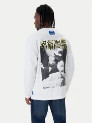 HUGO Longsleeve Nichaboso JJK 50554835 Biały Relaxed Fit. Białe bluzki z długim rękawem męskie Hugo, m, bez wzorów, z bawełny, bez kołnierzyka. Za 379.99 zł.