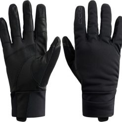 Rękawiczki Odlo Nordic Warm Gloves Full Finger. Czarne rękawiczki męskie Odlo, na zimę, bez wzorów, sportowe. Za 243.59 zł.