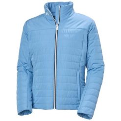 Damska kurtka puchowa Helly Hansen Crew 2.0. Niebieskie kurtki damskie Helly Hansen, xl, bez wzorów, z poliesteru, bez kaptura. Za 760.50 zł.