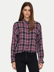 ONLY Koszula Evia 15355741 Bordowy Loose Fit. Czerwone bluzki damskie Only, xs, bez wzorów, z wiskozy, bez kołnierzyka, bez ramiączek. Za 139.99 zł.