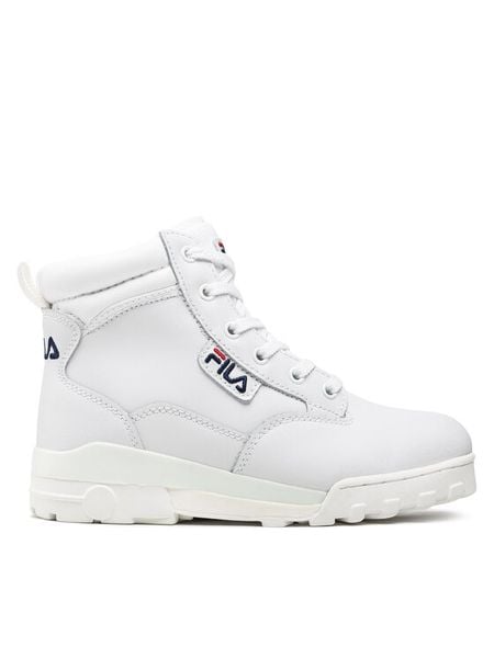 Fila Trapery Grunge II L Mid Wmn FFW0216.10004 Biały. Białe śniegowce i trapery damskie Fila, ze skóry. Za 359.99 zł.