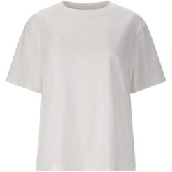 Koszulka damska Athlecia Lexy. Białe obuwie sportowe damskie Athlecia, bez wzorów, bez kołnierzyka. Za 180.50 zł.