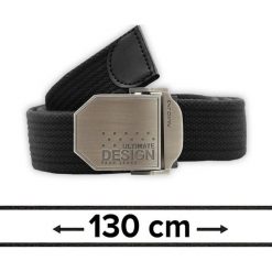 Pasek Materiałowy, Czarny 130 cm, Militarny Solidny, Klamra Zamykana Manualnie -Pako Jeans. Czarne paski damskie Pako Jeans, bez wzorów, z jeansu, klasyczne. Za 45.00 zł.