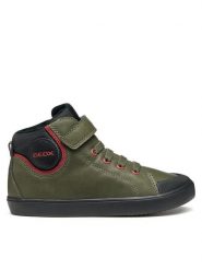 Geox Sneakersy J Gisli J465CC 0MEFU C0450 D Khaki. Brązowe buty sportowe chłopięce Geox, bez wzorów, ze skóry, bez zapięcia. Za 179.99 zł.