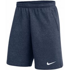 Spodenki krótkie męskie Nike Park 26 Fleece. Niebieskie krótkie spodenki sportowe męskie Nike, m, bez wzorów, z bawełny. Za 141.99 zł.
