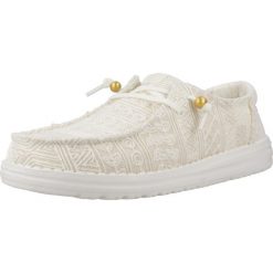 HeyDude Damskie Mokasyny Wendy Crochet Lace. Białe mokasyny damskie Hey dude, z materiału. Za 359.00 zł.