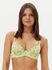 Hunkemöller Biustonosz z fiszbiną Ingrid 300996 Zielony. Zielone biustonosze Hunkemöller, bez wzorów, z syntetyku. Za 99.99 zł.