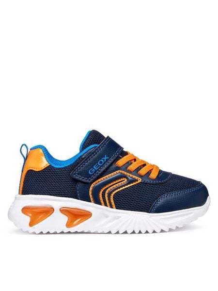 Geox Sneakersy J Assister Boy J45DZC 014CE C0820 M Granatowy. Niebieskie buty sportowe chłopięce Geox, bez wzorów, z materiału, bez zapięcia. Za 229.99 zł.
