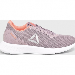 Reebok - Buty. Szare obuwie sportowe damskie Reebok, z materiału. Za 179.90 zł.