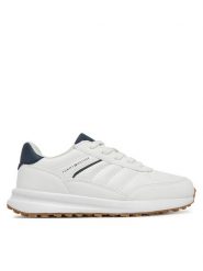 Tommy Hilfiger Sneakersy T3X9-33873-1355 S Biały. Białe buty sportowe chłopięce Tommy Hilfiger, bez wzorów, ze skóry, bez zapięcia. Za 269.99 zł.