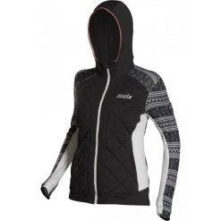Swix Bluza Damska Myrene, Czarna, L. Czarne bluzy sportowe damskie Swix, z polaru. W wyprzedaży za 329.00 zł.