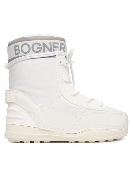 Bogner Śniegowce La Plagne 14 A 32547014 Biały. Białe śniegowce i trapery damskie Bogner, ze skóry. Za 1,299.00 zł.