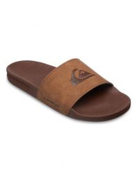 Sandały dla Mężczyzn RIVI Brązowy. Brązowe sandały męskie Quiksilver, z gumy, bez zapięcia. Za 189.99 zł.