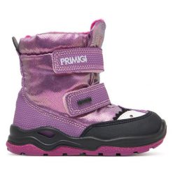 Śniegowce Primigi. Fioletowe śniegowce dziewczęce Primigi, z gore-texu, bez zapięcia. Za 289.99 zł.