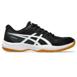 Buty halowe Asics Upcourt 6. Białe buty sportowe męskie Asics, bez zapięcia, do piłki ręcznej. Za 337.50 zł.