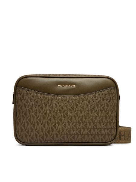 MICHAEL Michael Kors Torebka Bev 32F6G22C9V Khaki. Brązowe listonoszki damskie MICHAEL Michael Kors, bez wzorów, bez dodatków. Za 1,099.00 zł.