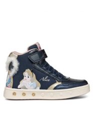 Geox Sneakersy J Skylin Girl J468WG 011KN C4256 S Granatowy. Niebieskie buty sportowe dziewczęce Geox, bez wzorów, ze skóry, bez zapięcia. Za 219.99 zł.