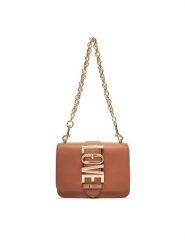 LOVE MOSCHINO Torebka JC4227PP0MKC0201 Brązowy. Brązowe torebki do ręki damskie Love Moschino, bez wzorów, ze skóry, wizytowe, bez dodatków. Za 529.99 zł.