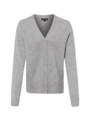 Franco Callegari kardigan z merynosów Kobiety Wełna merino szary, M. Szare kardigany damskie Franco Callegari, m, bez wzorów, z wełny. Za 349.95 zł.