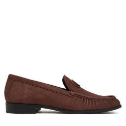 Mokasyny Guess. Brązowe mokasyny damskie Guess. Za 584.99 zł.