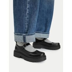 Półbuty G-Star. Czarne półbuty damskie G-Star, bez wzorów, retro, bez obcasa, na płaskiej podeszwie, bez zapięcia. Za 199.99 zł.