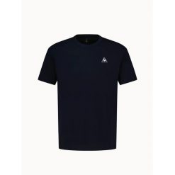 Koszulka Le Coq Sportif Test. Czarne koszulki sportowe męskie le coq sportif, l, bez wzorów, z materiału, bez kołnierzyka, bez ramiączek, na fitness i siłownię. Za 256.00 zł.